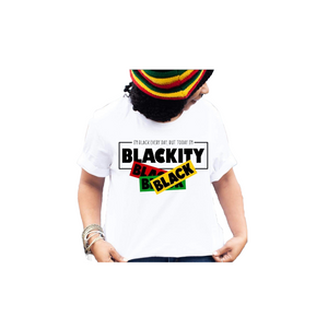 Blackity Black Adult Unisex Juneteenth T-shirt